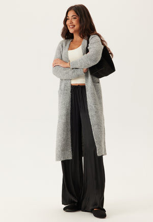 Objmilu Ls Lo Long Knit Cardig