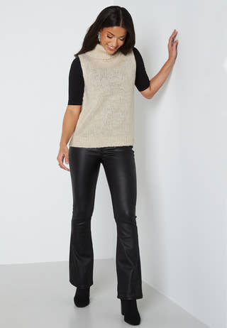 Peyton S/L Knit Waistcoat