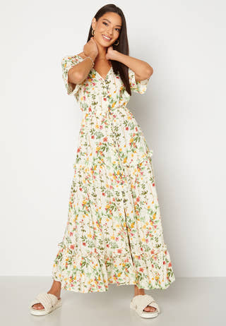 Objlorena S/S Long Dress