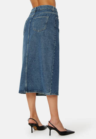 Onlbianca Midi Skirt Denim