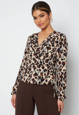 Carly L/S Wrap Short Top