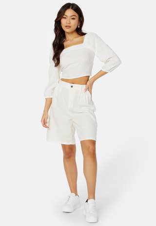 Caro 3/4 Balloon Linen Blend Top