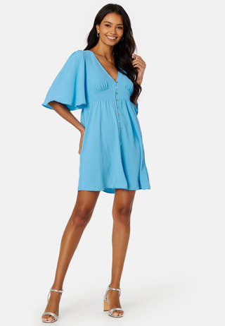 Dakota Elbow V-Neck Dress
