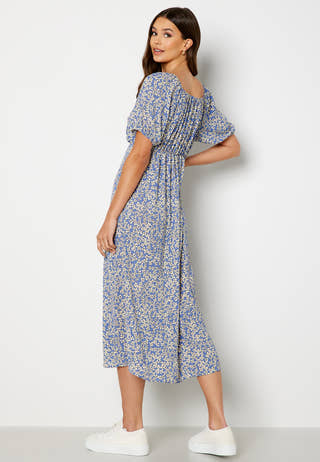 Fuchsia Life S/S Wrap Midi Dress