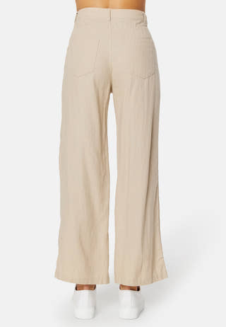 Hope-Caro HW Wide Linen Blend Pant