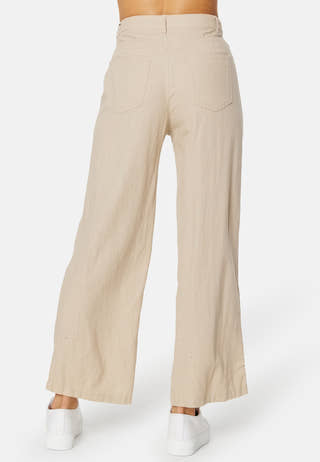 Hope-Caro HW Wide Linen Blend Pant