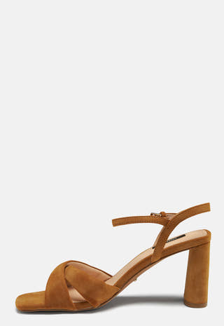 Lava Nubuck PU Heeled