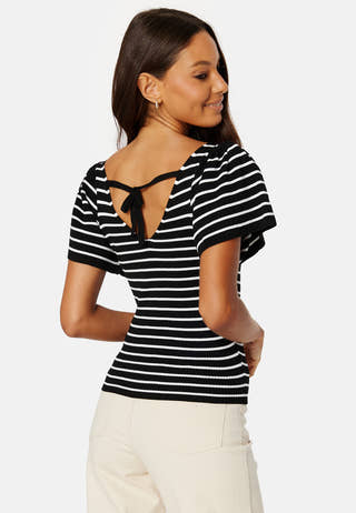 Onllleelo Stripe Back Pullover Knit