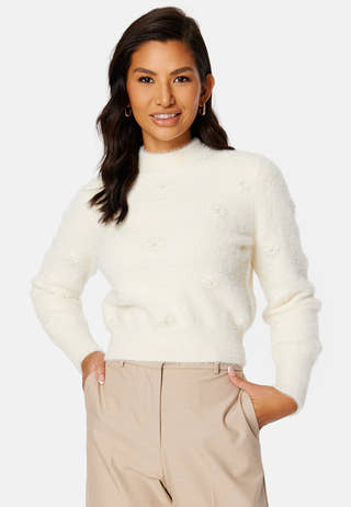 Madelyn LS Pearl High Neck