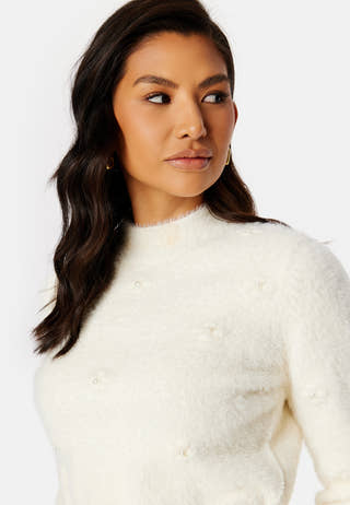 Madelyn LS Pearl High Neck