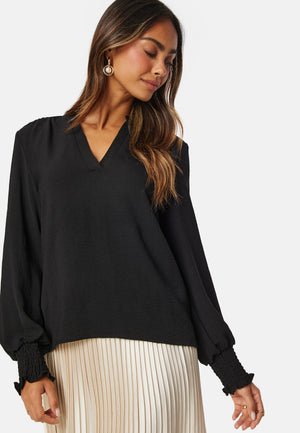 Onlmette V-Neck Smock Top