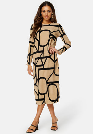 Molly L/S Plisse Dress