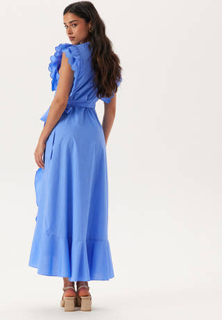Objhope Papaya S/S WRAP DRESS