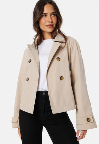 Onlapril short trenchcoat