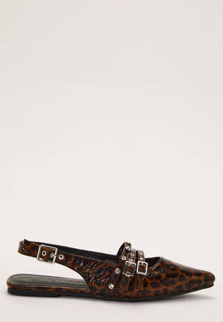Onlaura-7 Pu Hardware Slingback