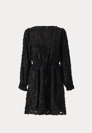 Onlcammie L/S V-NECK FRILL DRE