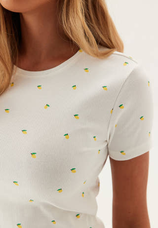 Onlfenja Life Ss Aop Top