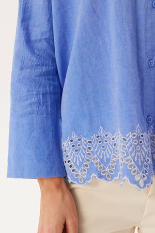 Onlgraces Tulum Ls Emb Shirt