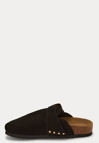 Onlhuston Leather Buckle Mule