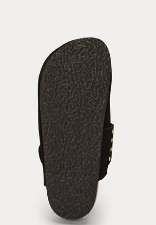 Onlhuston Leather Buckle Mule