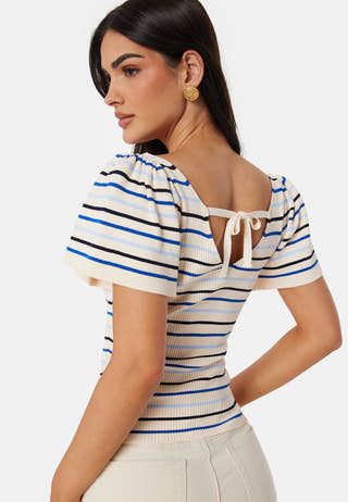 Onllleelo Stripe Back Pullover Knit