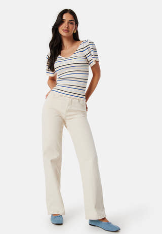 Onllleelo Stripe Back Pullover Knit