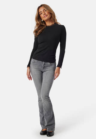 Onlleslie L/S LACE MIX TOP JRS