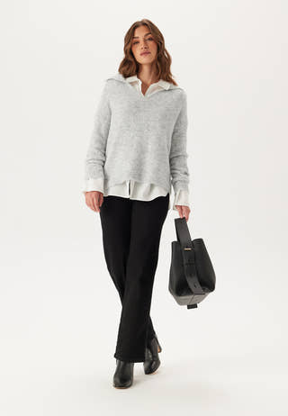 Onlmaggie Life Ls Split Neck
