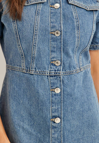 Onlmalia S/S DNM DRESS AKM NOOS