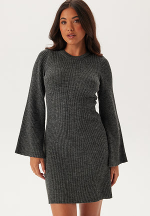 Onlmonica Ls O-neck Dress Knt