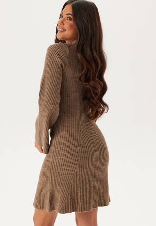Onlmonica Ls O-neck Dress Knt