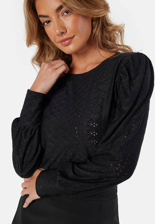 Onlsandra L/S PUFF TOP JRS NOO