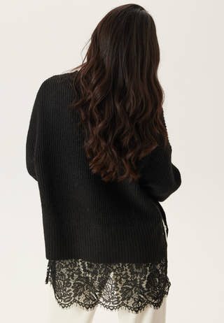 Onlvivia Ls Life V-neck Lace M