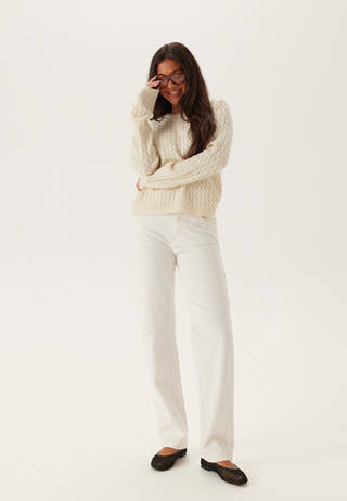 Pcfia Ls Cable Knit