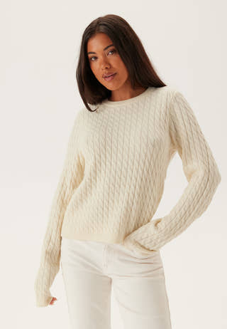 Pcfia Ls Cable Knit