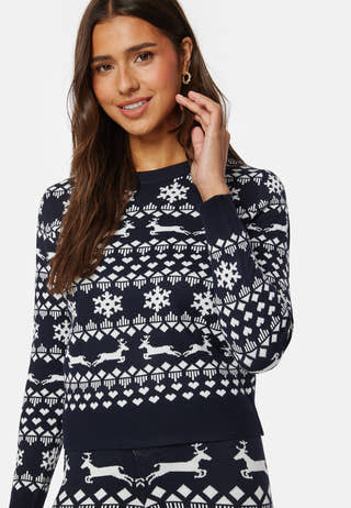 Xmas Snowflake LS O-Neck