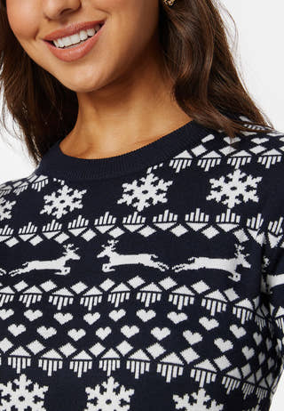 Xmas Snowflake LS O-Neck
