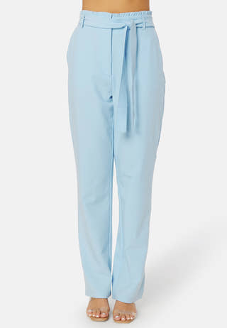 Bosella HW Paperbag Straight Pant