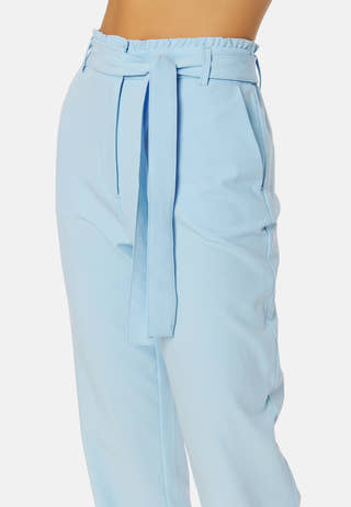 Bosella HW Paperbag Straight Pant
