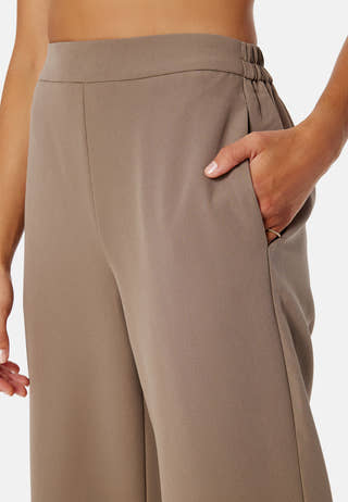 Bossy HW Wide Plain Pant