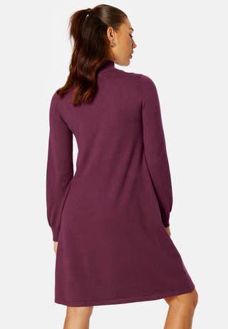Jalina LS T-Neck Knit Dress
