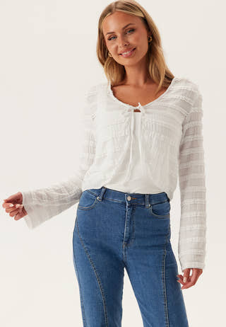 Pcanine Ls Tie Top