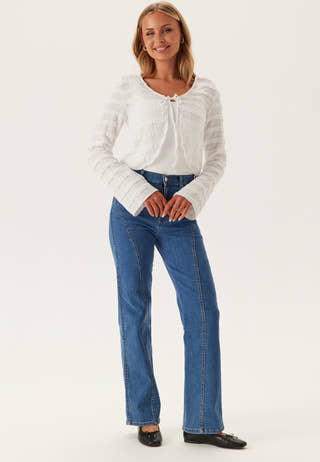 Pcanine Ls Tie Top