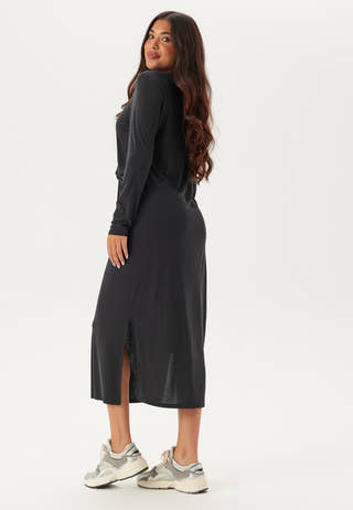 Pcanora Ls Midi Knot Dress Bc
