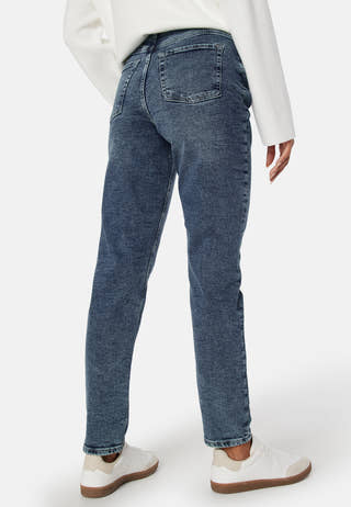 Pcbella High Waist Tap Dest Ank Jeans