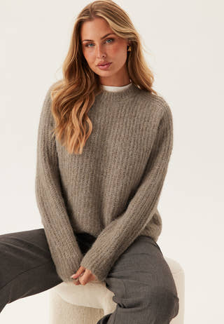 Pccleo Ls O-neck Chunky Knit