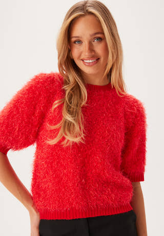 PCFee SS O-Neck Knit Top