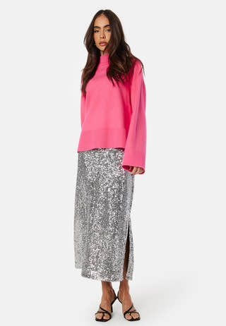Pcfenda LS High Neck Knit