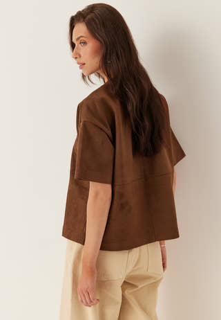 Pcgertu Ss Boxy Tee