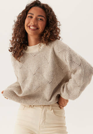 Pcjenna LS O-neck knit